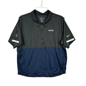 Seattle Seahawks NFL Nike On Field Sideline Half-Zip Pullover Jacket XL NFL